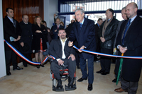 inauguration dispositif acceuil pour personne handicapée